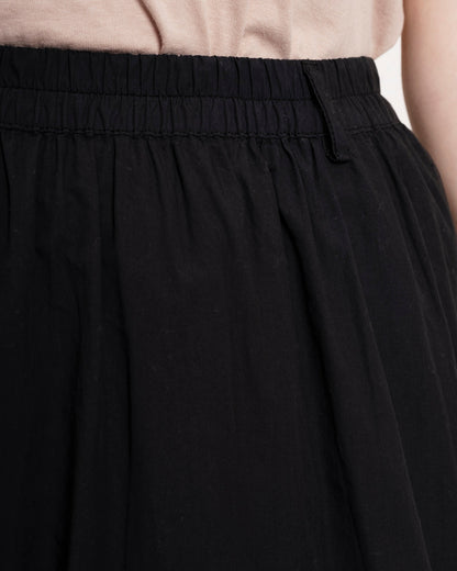 Hartford | Jorda Asymmetric Midi Skirt - Black 99-Black