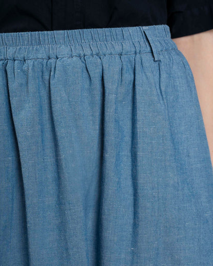 HARTFORD | Jorda A-Line Denim Skirt - Medium Blue