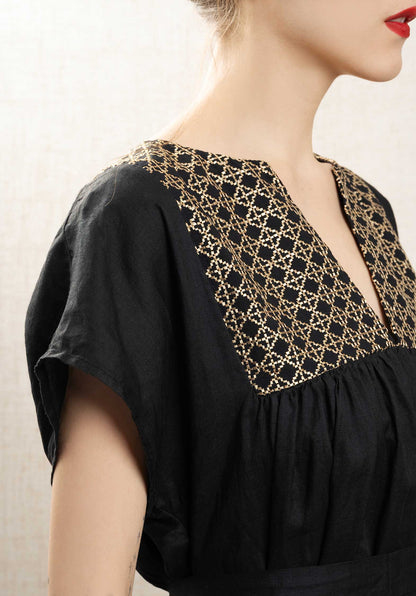 Dress 430825 Black-Gold