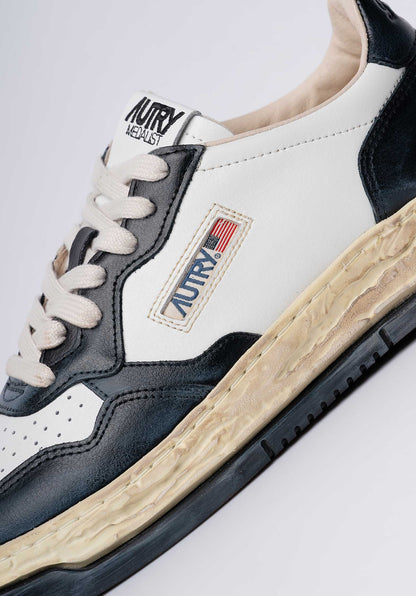 Autry | Medalist Low x Mihara Yasuhiro - White Leather Sneaker White-Black
