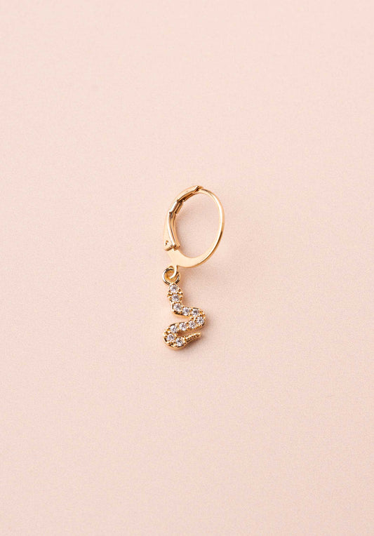 Earring Snake Gold