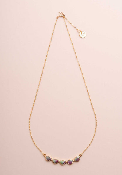 Necklace Rc587 Ruby-Zoisite