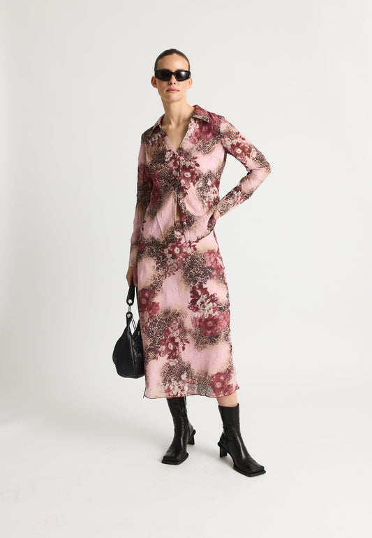 Blouse Karliers Blouse Multi-Pink