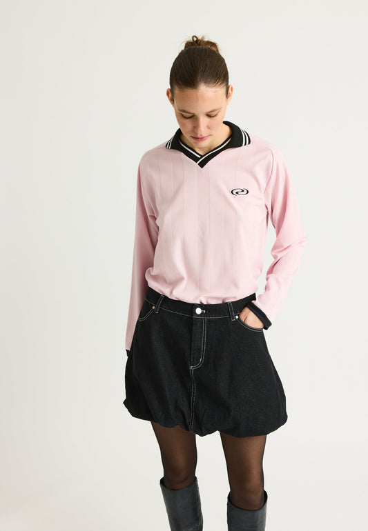 Resume - Kaydencers Studio Collection Women's Denim Skirt With Contrast Stitching 100% Cotton - Black