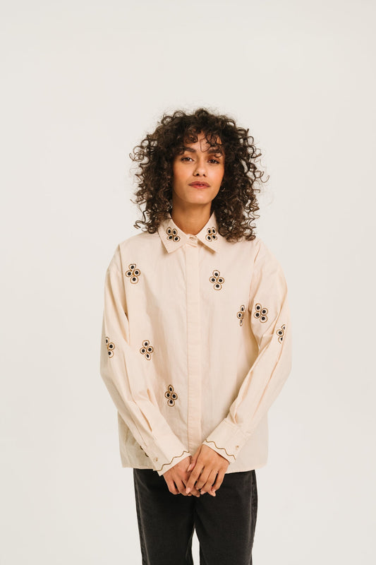 Sacrecoeur | Elie Bleone Shirt - Ecru