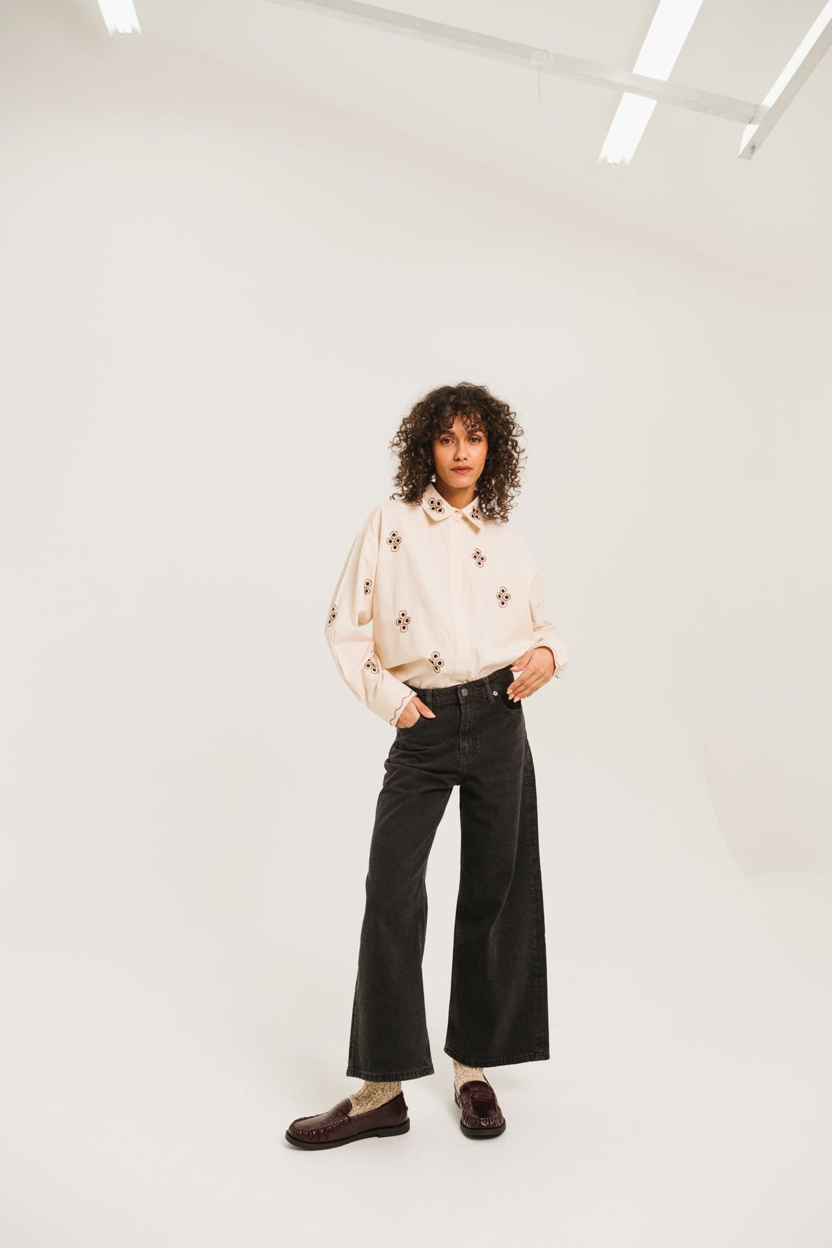 Sacrecoeur | Elie Bleone Shirt - Ecru