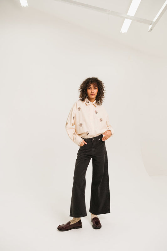 Sacrecoeur | Elie Bleone Shirt - Ecru