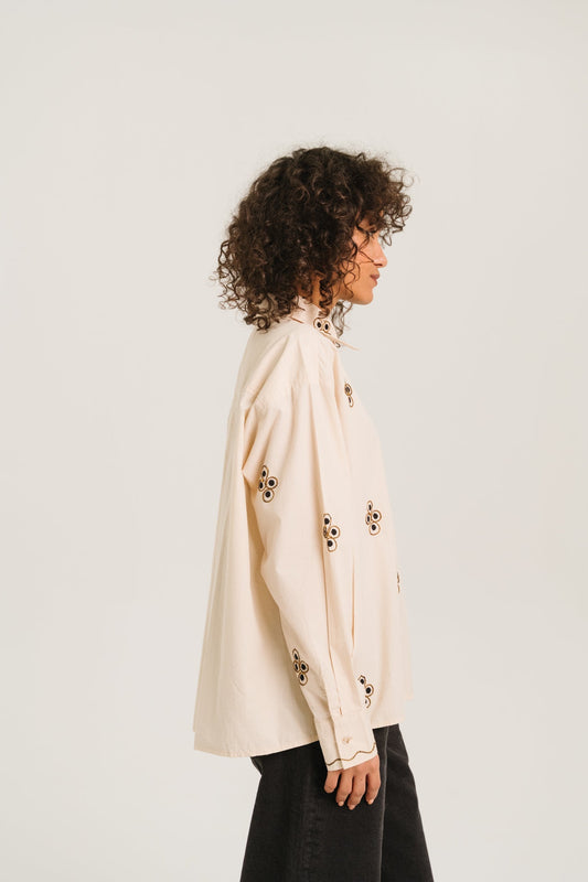 Sacrecoeur | Elie Bleone Shirt - Ecru