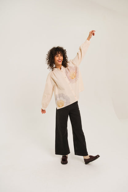 Sacrecoeur | Ella Beanna Blouse - Cream Cotton