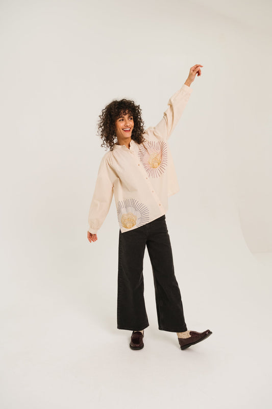 Sacrecoeur | Ella Beanna Blouse - Cream Cotton