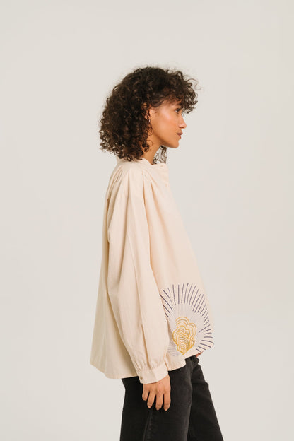 Sacrecoeur | Ella Beanna Blouse - Cream Cotton