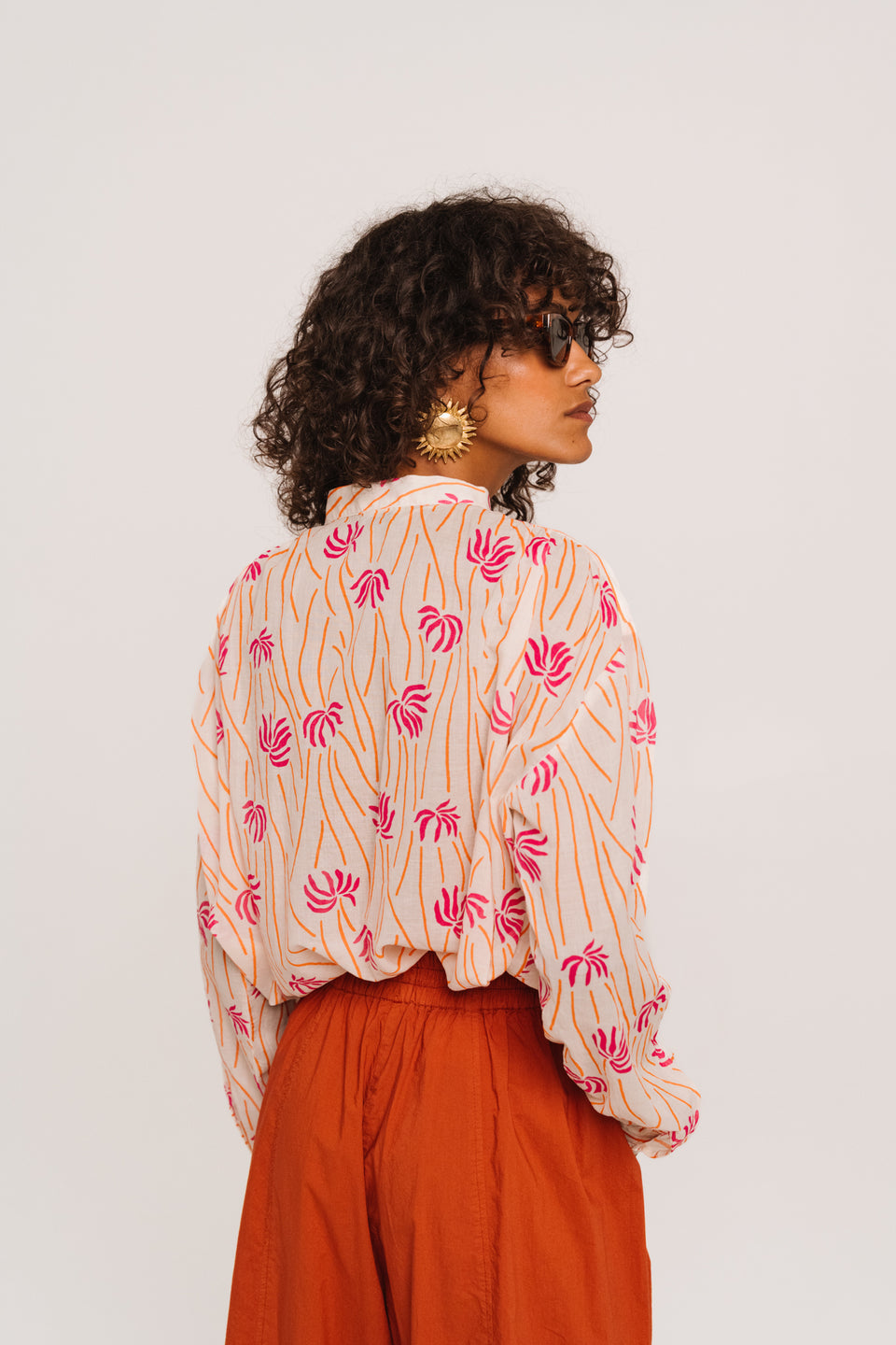 Sacrecoeur | Ella Buzios Blouse - Gather Detail Cotton