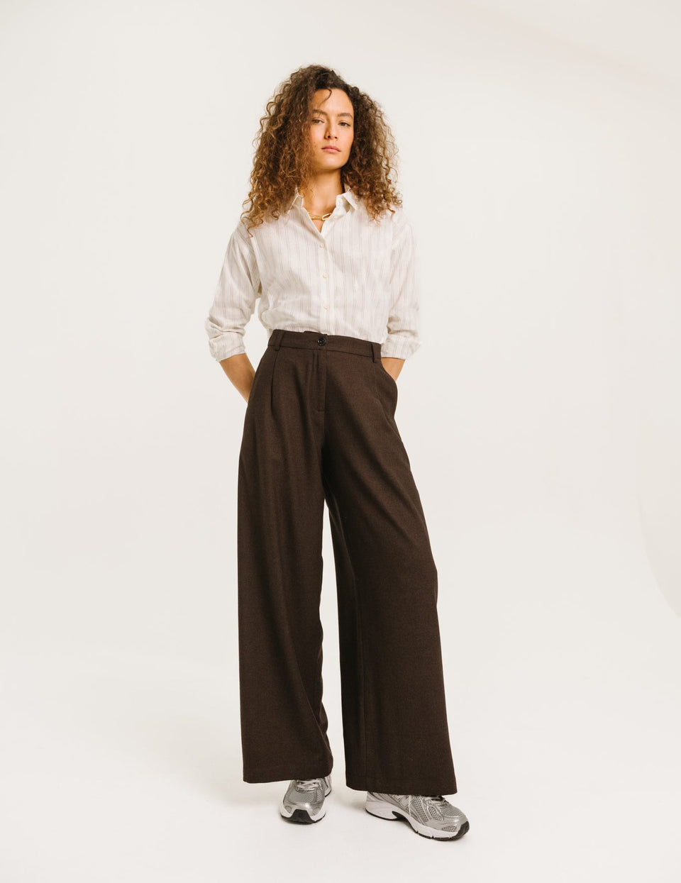 Sacrecoeur | Enora Flo Blouse - Cream Cotton Blend