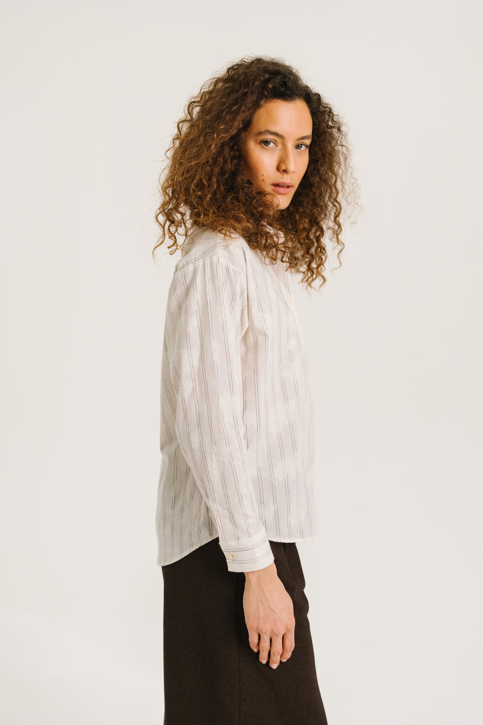 Sacrecoeur | Enora Flo Blouse - Cream Cotton Blend