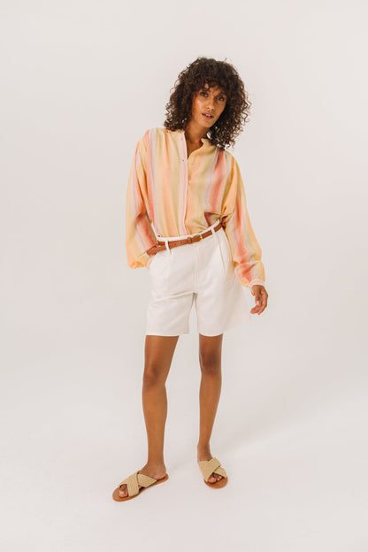 SACRECOEUR | Gladis Tupi Blouse - Gradient Stripe