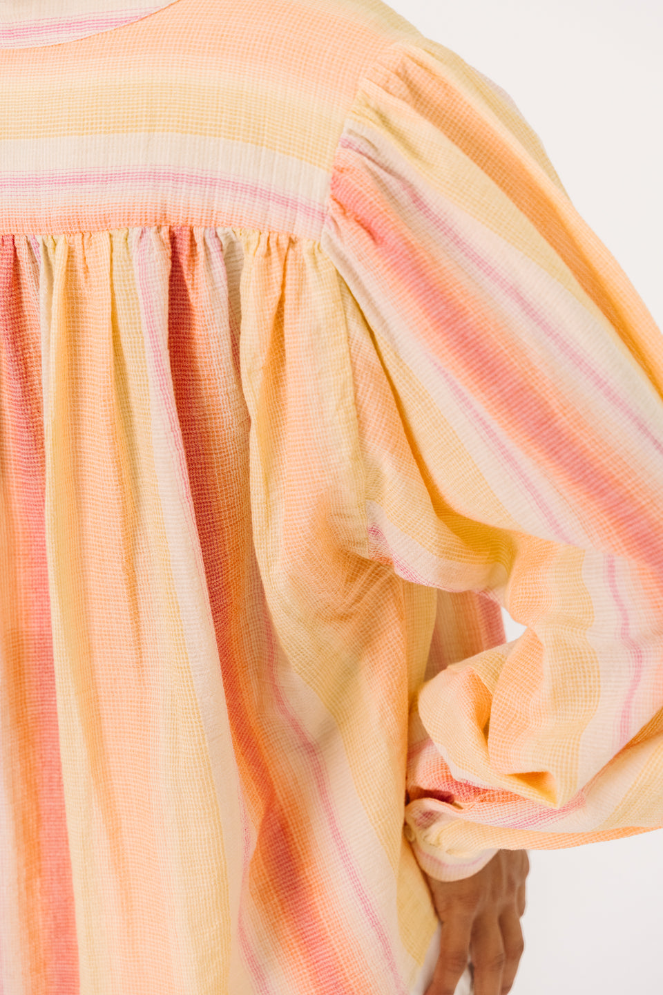 SACRECOEUR | Gladis Tupi Blouse - Gradient Stripe