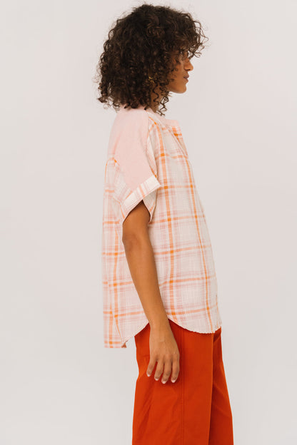 SACRECOEUR | Blouse Louison Ceram Multi - Check Cotton Blouse