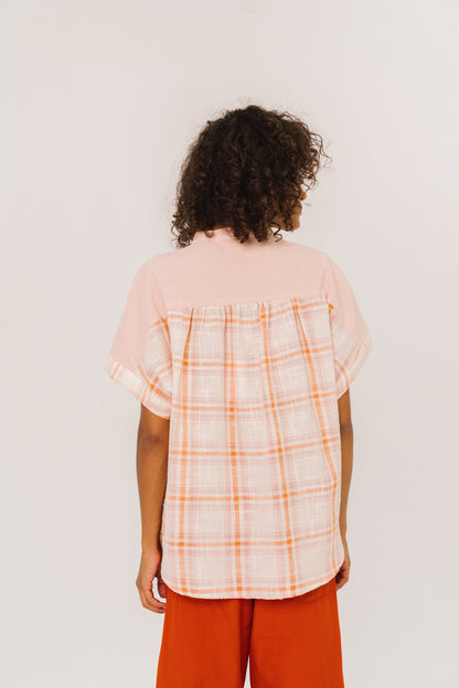 SACRECOEUR | Blouse Louison Ceram Multi - Check Cotton Blouse