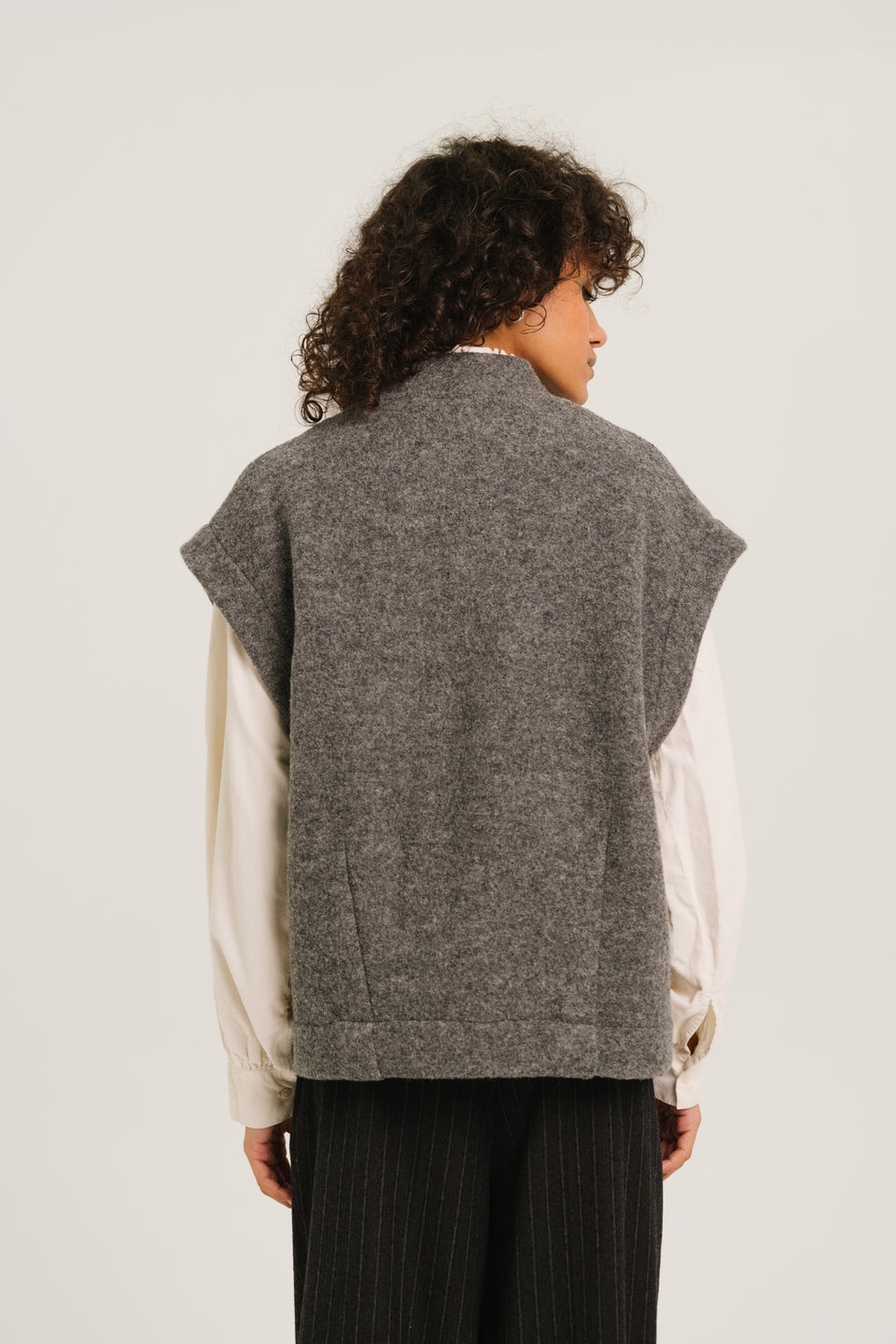 Sacrecoeur | Sonny Gilet - Grey Virgin Wool