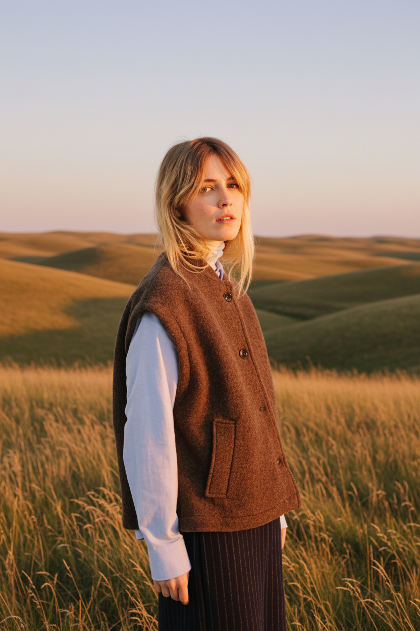 Blouse Sonny Tourbe Marron