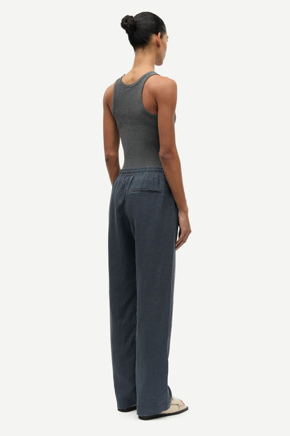 Samsoe Samsoe | Alexo Ribbed Tank - Dark Grey Dark-Grey-Mel