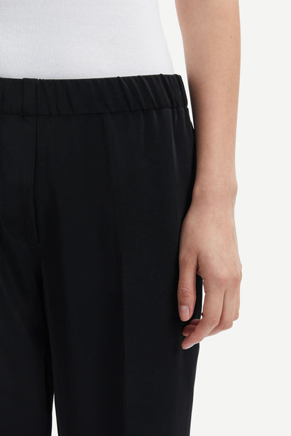 Samsoe Samsoe | Hoys Wide-Leg Trouser - Black