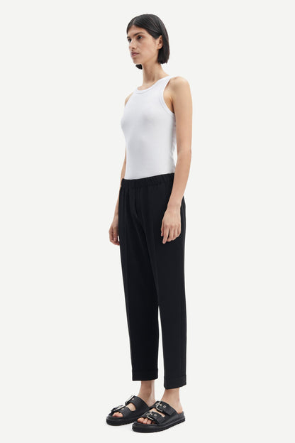 Samsoe Samsoe | Hoys Wide-Leg Trouser - Black