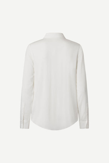 Samsoe Samsoe | Milly Shirt - Fluid Drape in Cream Clear-Cream