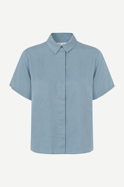 Samsoe Samsoe | Mina Relaxed Shirt - Windward-Blue