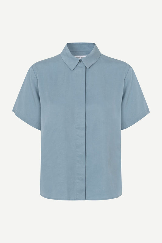 Samsoe Samsoe | Mina Relaxed Shirt - Windward-Blue