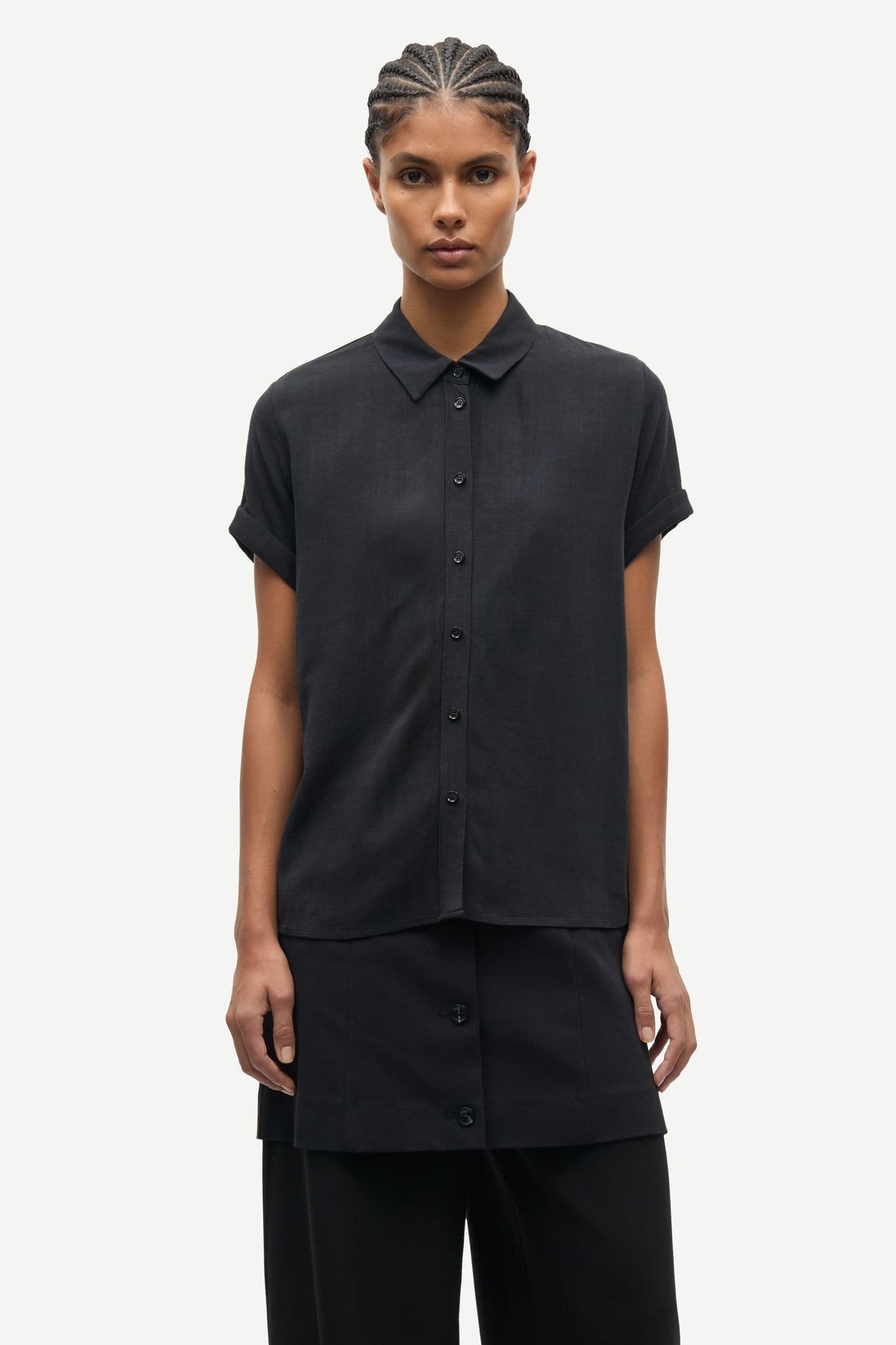 Samsoe Samsoe | Mina Relaxed Shirt - Windward-Blue