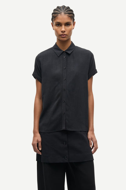 Samsoe Samsoe | Mina Relaxed Shirt - Windward-Blue