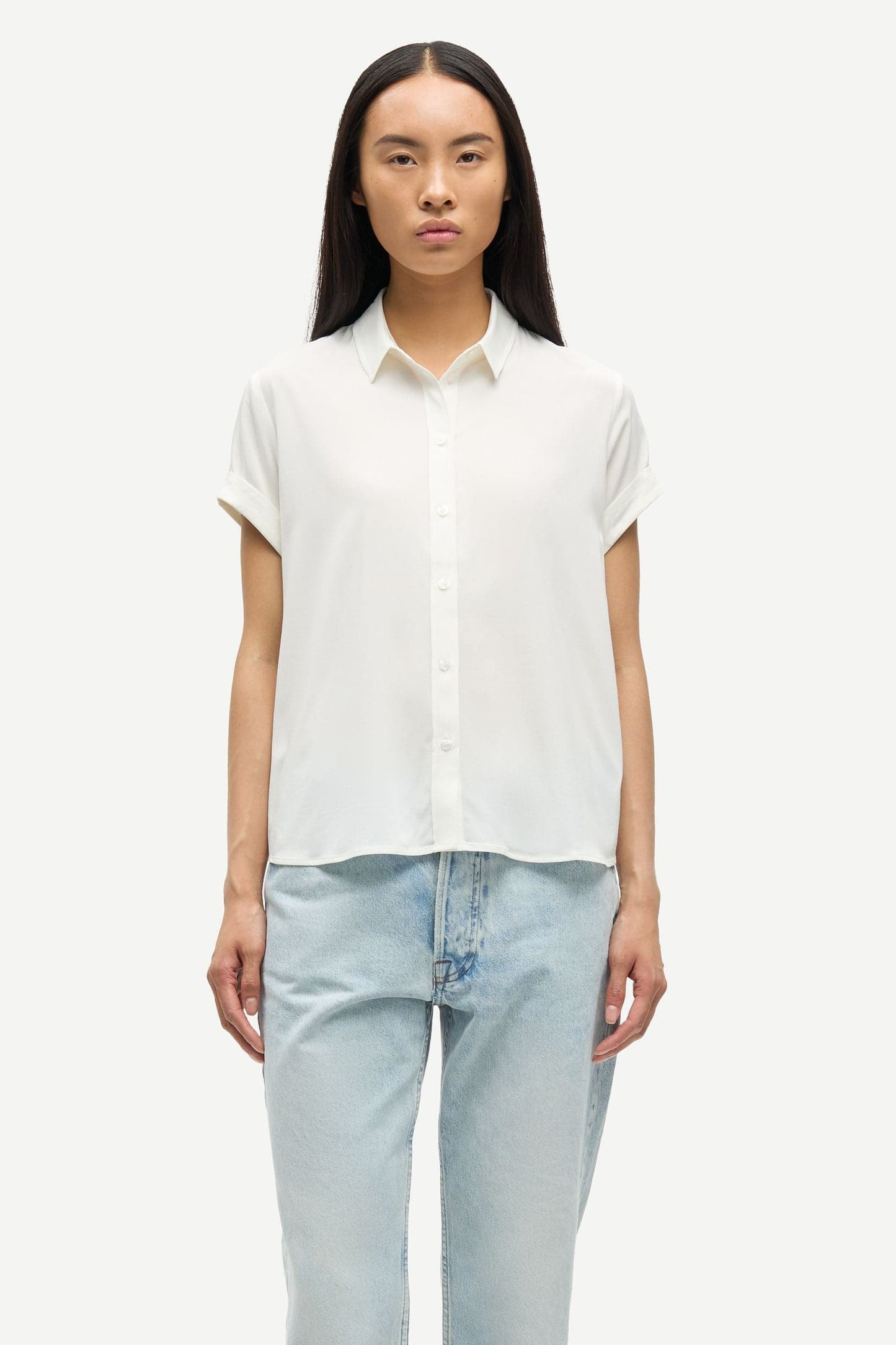 Samsoe Samsoe | Mina Relaxed Shirt - Windward-Blue