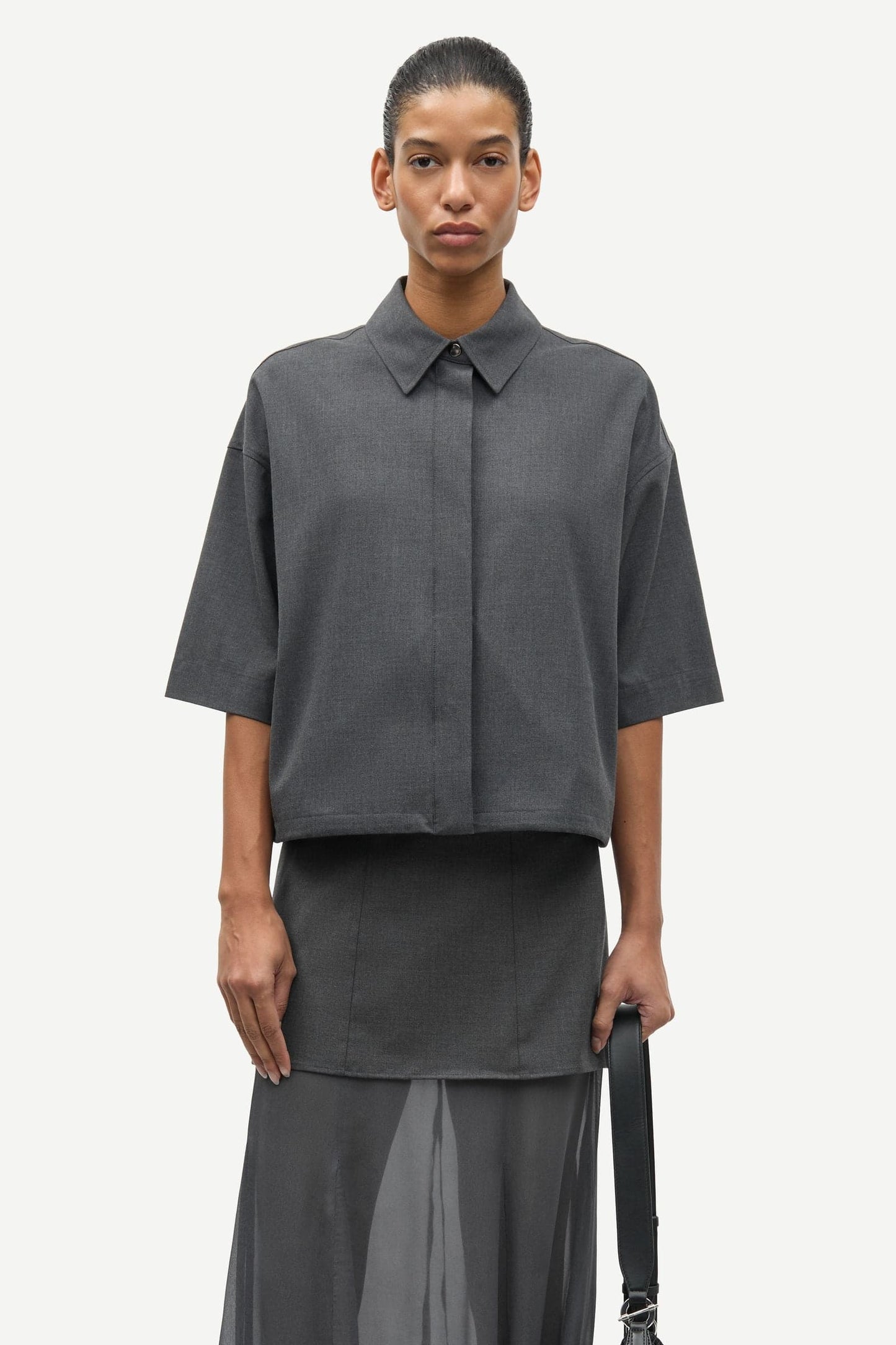 Samsoe Samsoe | Mina Relaxed Shirt - Windward-Blue