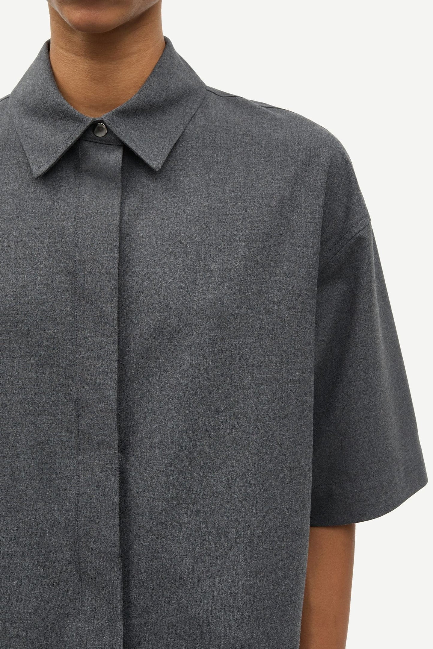 Samsoe Samsoe | Mina Relaxed Shirt - Windward-Blue