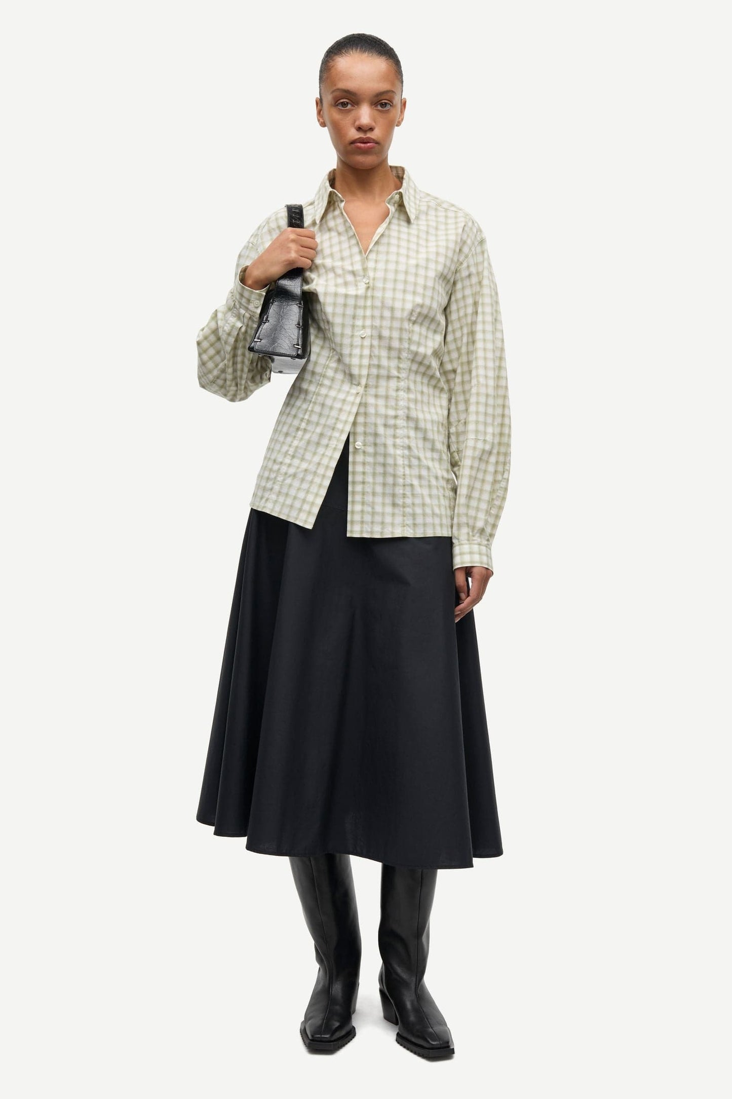 Samsoe Samsoe | Saalesso Cotton Skirt - Black