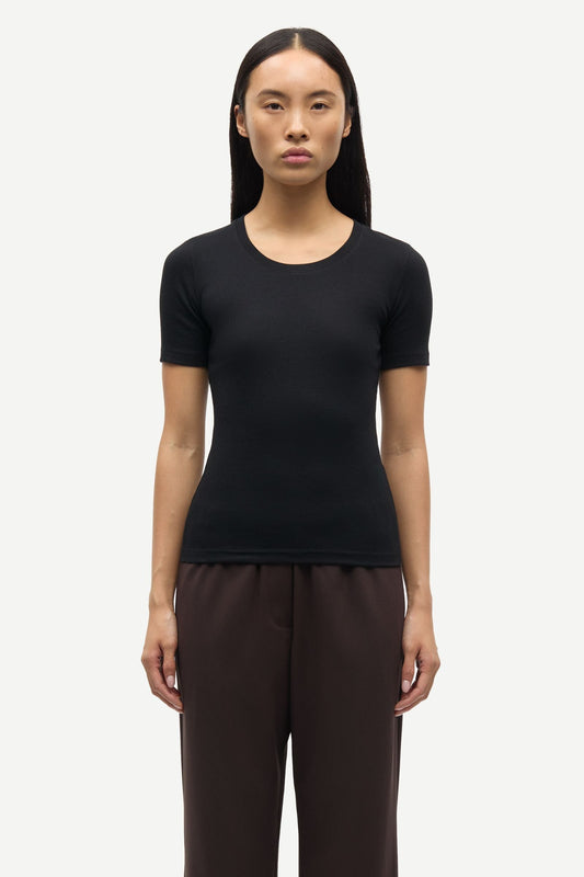 Samsoe Samsoe | Saalexis Slim-Fit Jersey T-Shirt - Black