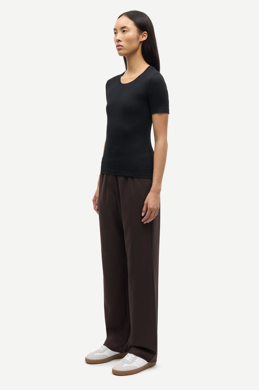 Samsoe Samsoe | Saalexis Slim-Fit Jersey T-Shirt - Black