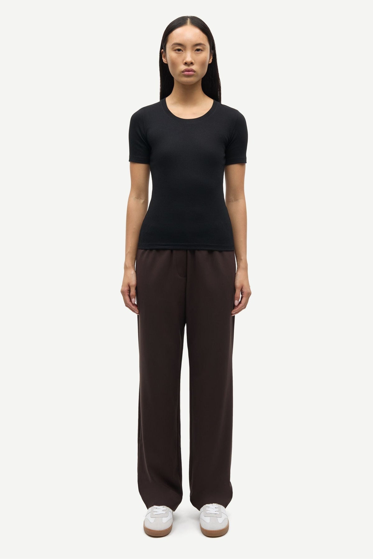 Samsoe Samsoe | Saalexis Slim-Fit Jersey T-Shirt - Black