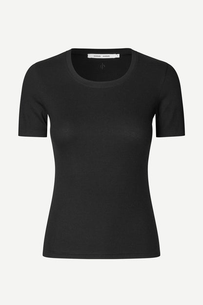 Samsoe Samsoe | Saalexis Slim-Fit Jersey T-Shirt - Black