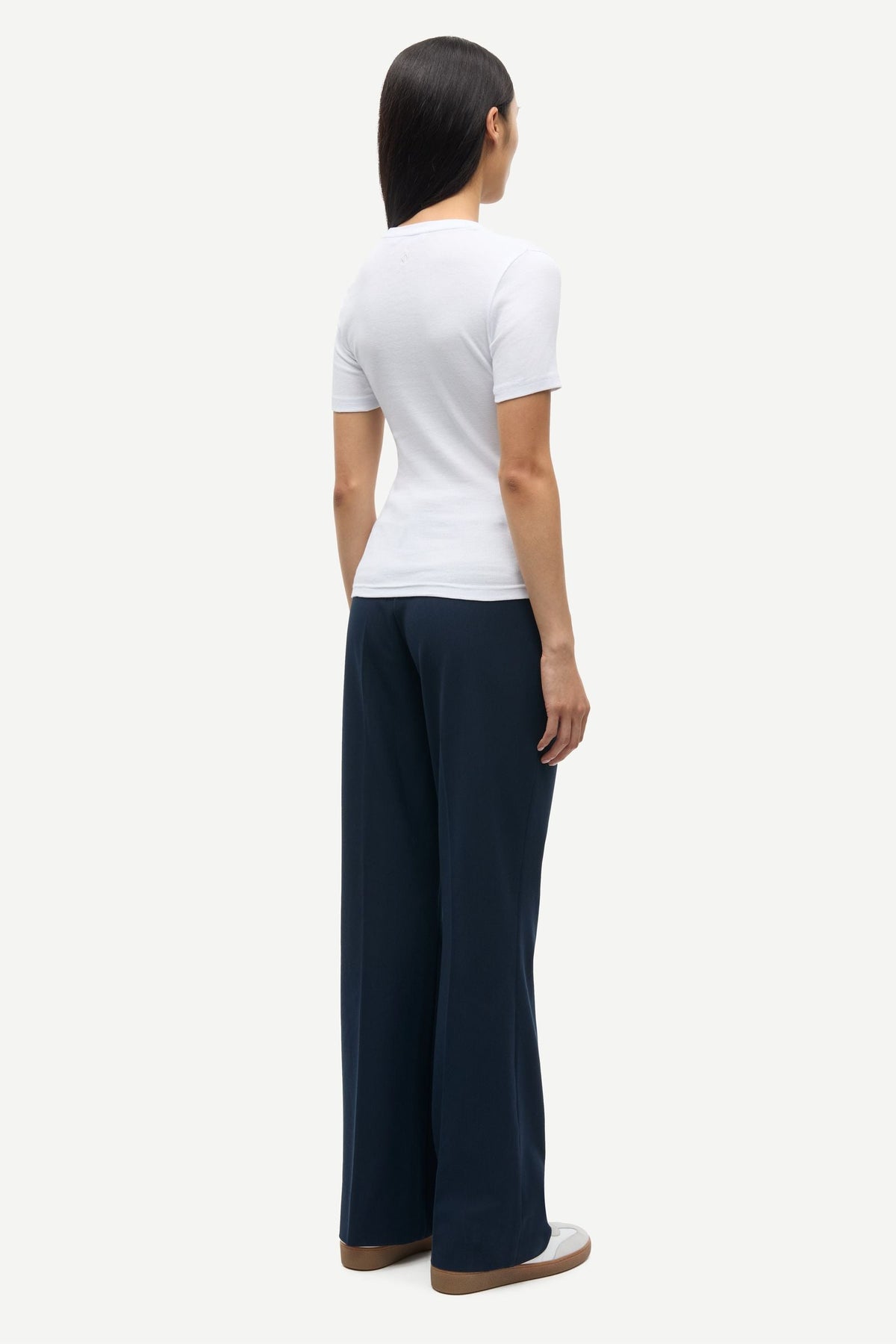 Samsoe Samsoe | Sculpted Cotton T-Shirt - Clean White