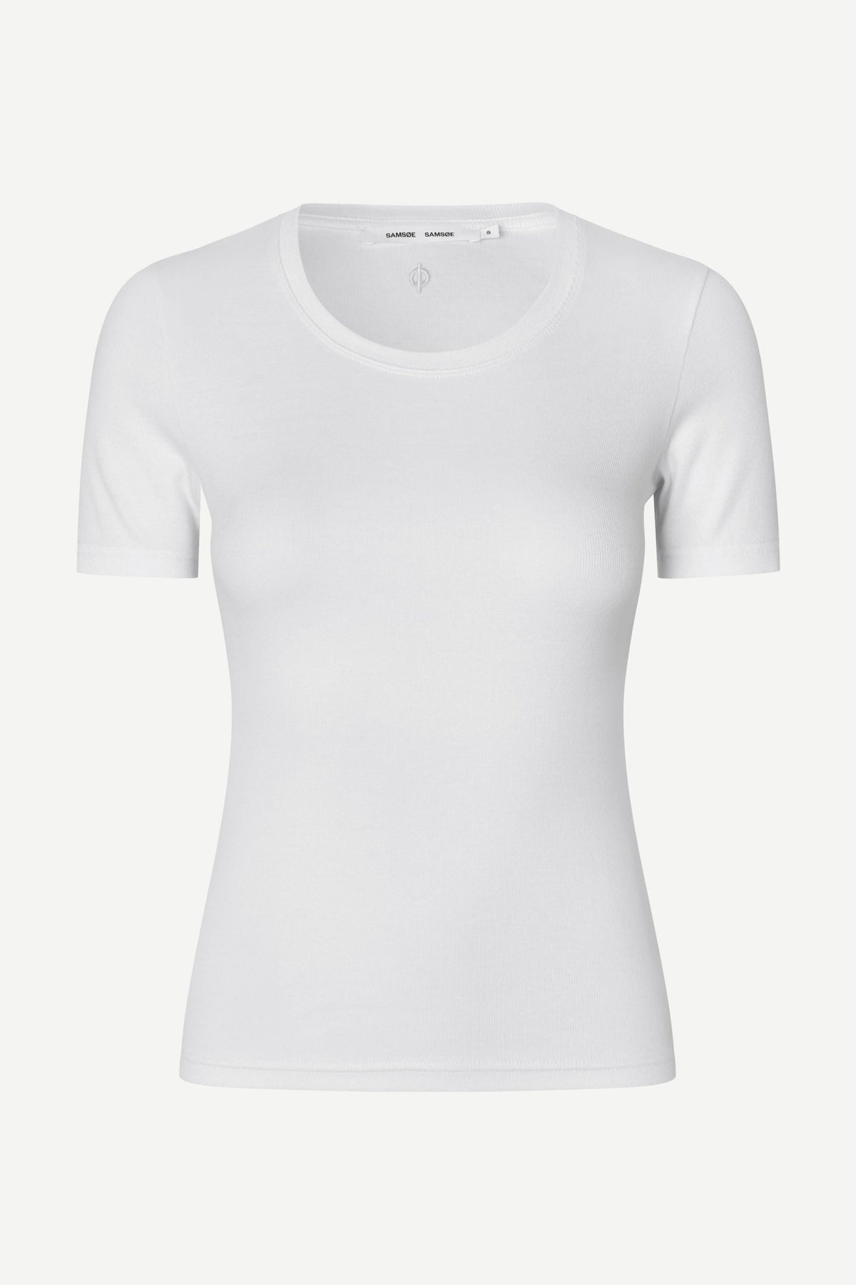 Samsoe Samsoe | Sculpted Cotton T-Shirt - Clean White