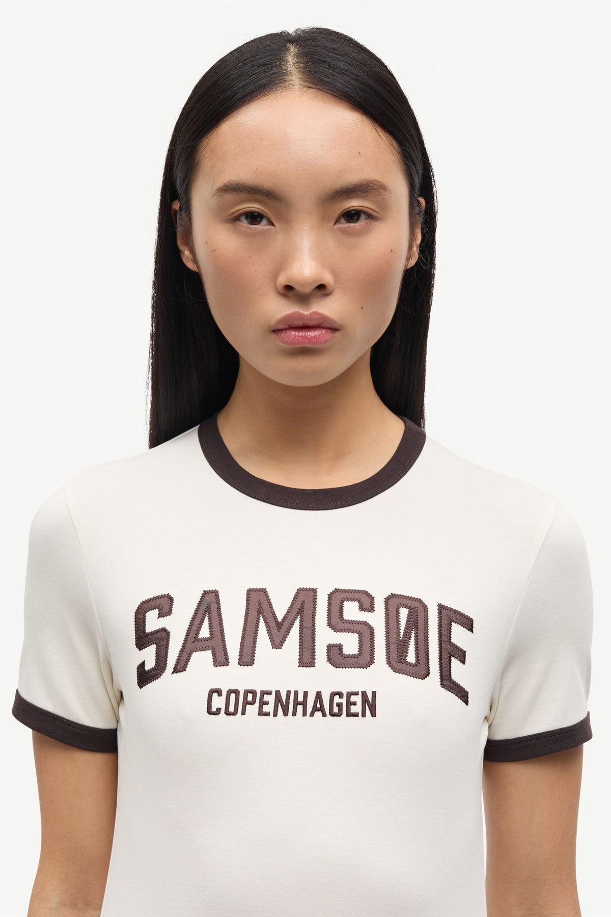 Samsoe Samsoe | Sabond Cotton T-shirt - White Egret