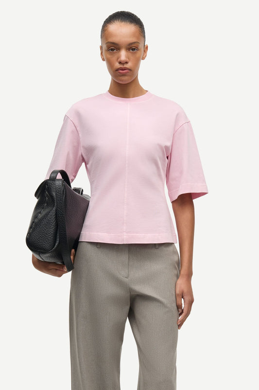 Samsøe | Sadisas Tee - Bleached Mauve Bleached-Mauve-Pigment