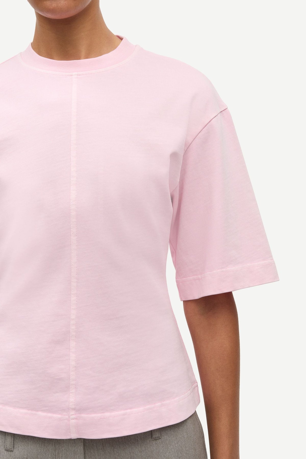 Samsøe | Sadisas Tee - Bleached Mauve Bleached-Mauve-Pigment