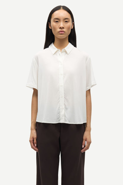 Samsoe Samsoe | Saminna Shirt - Fluid Cream Poplin Clear-Cream