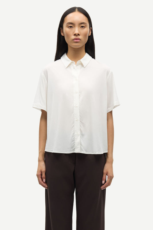 Samsoe Samsoe | Saminna Shirt - Fluid Cream Poplin Clear-Cream