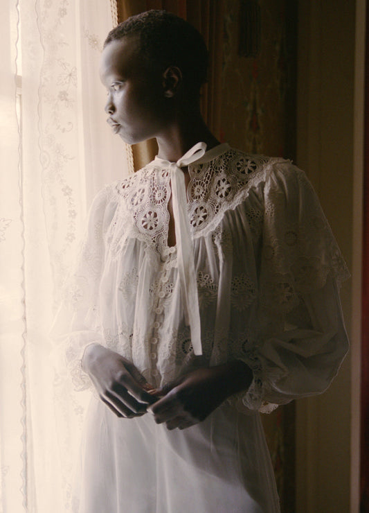 Blouse Ss26-044 Cream