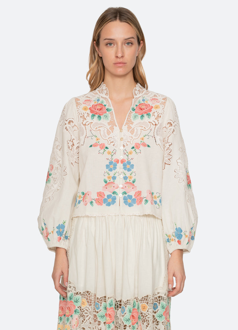 Blouse Ss26-055 Multi