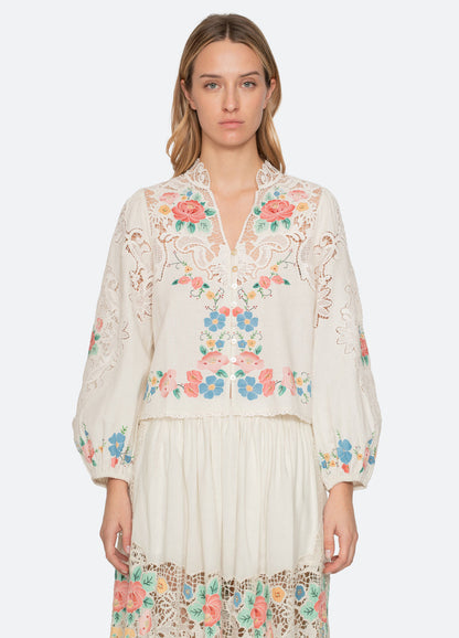 Blouse Ss26-055 Multi